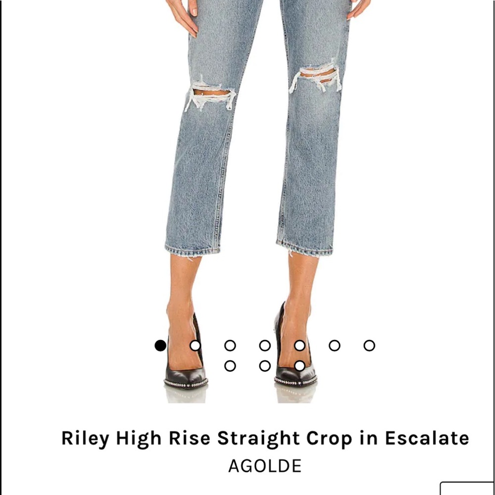 Agolde Riley crop - Picture 3 of 6